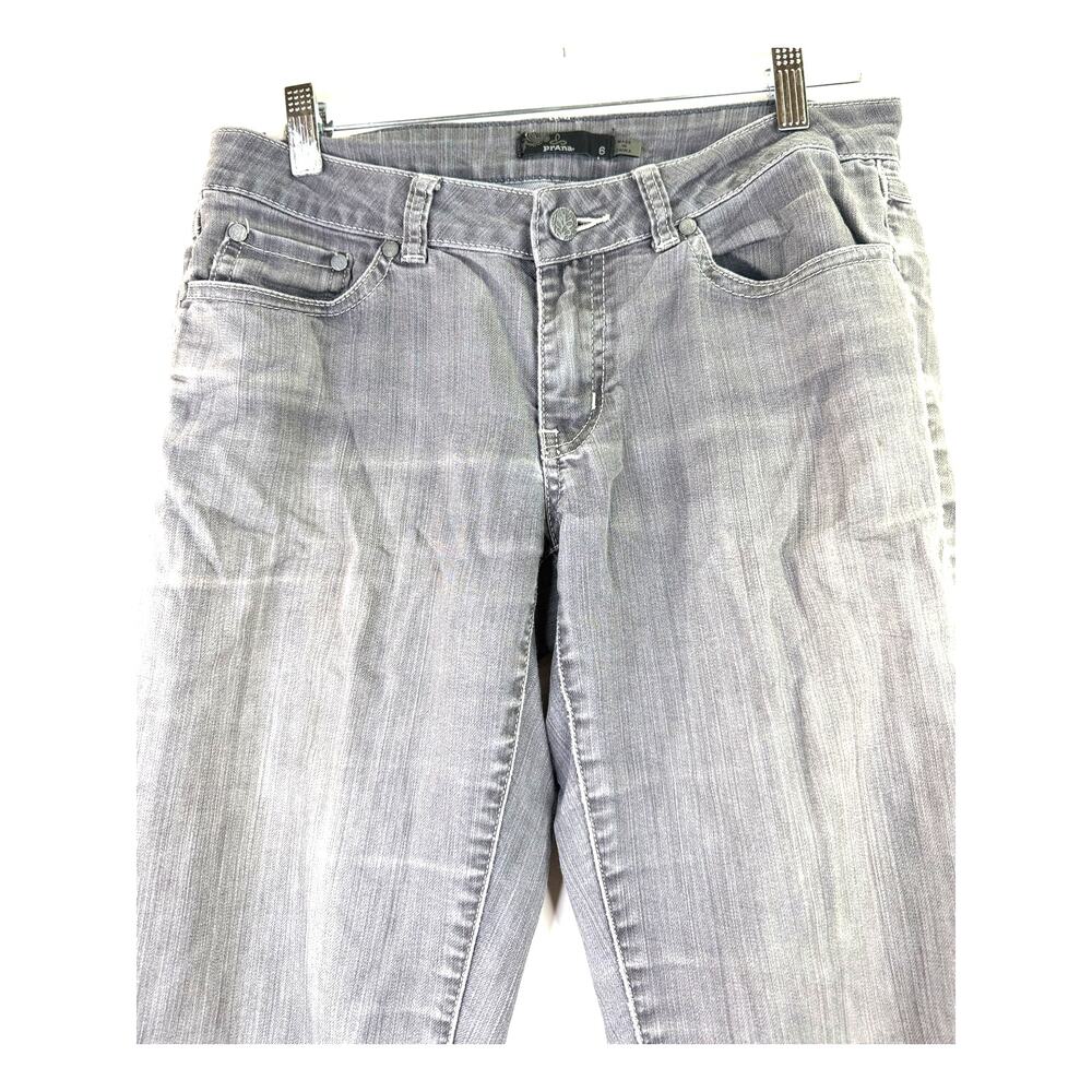 Prana Women's Grey Jeans Size 6 - Picture 4 of 7